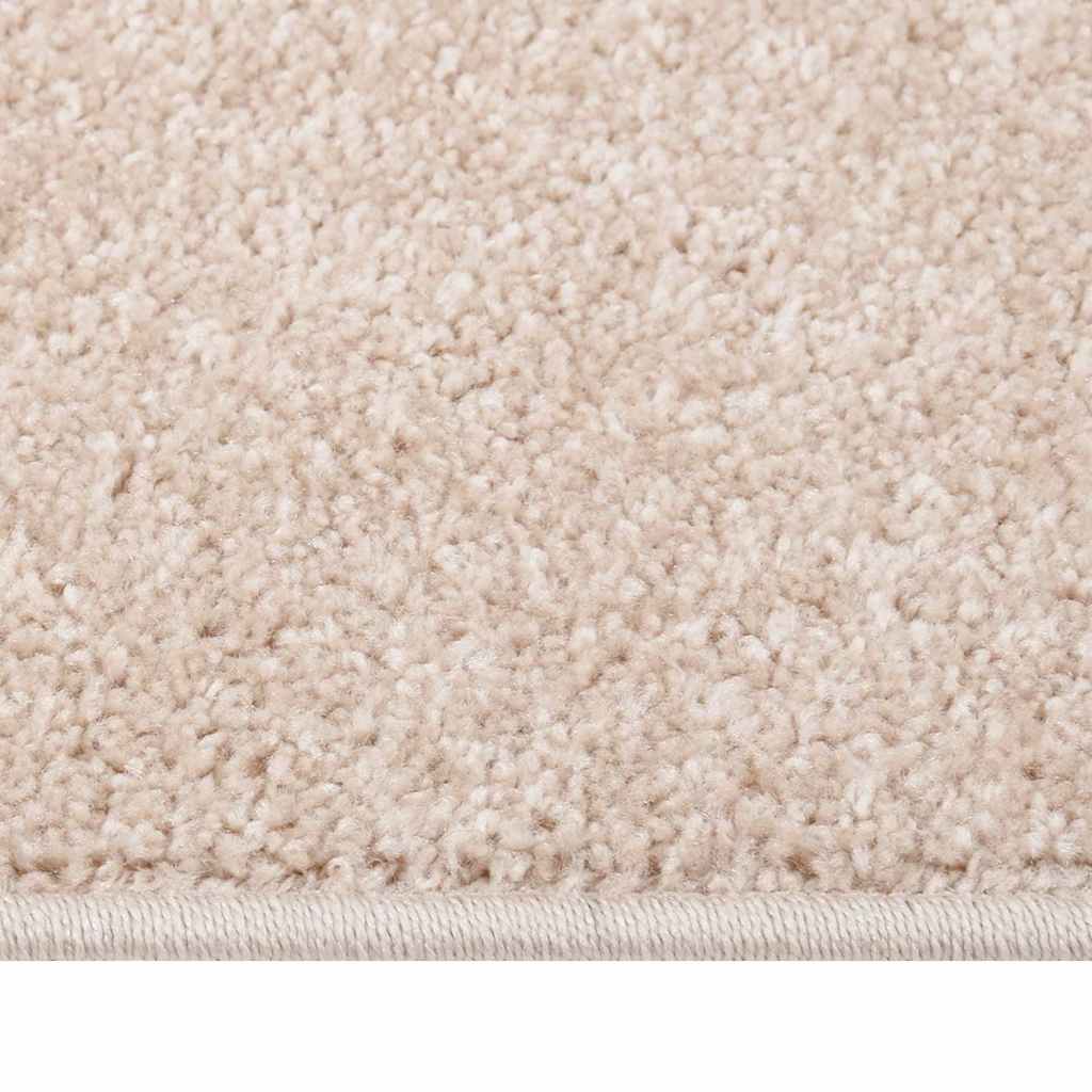 Vidaxl vloerkleed kortpolig 200x290 cm donkerbeige