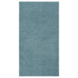 VidaXL Vloerkleed kortpolig 80x150 cm blauw