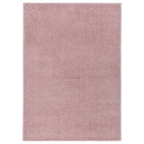 VidaXL Vloerkleed kortpolig 140x200 cm roze