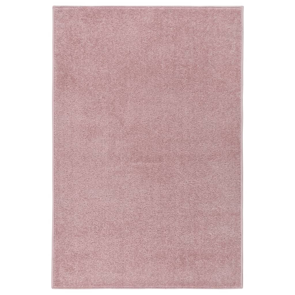 VidaXL Vloerkleed kortpolig 160x230 cm roze