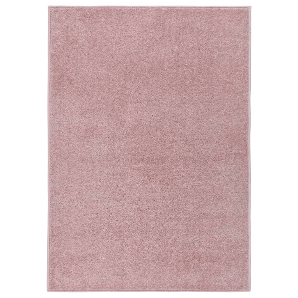 Vidaxl vloerkleed kortpolig 240x340 cm roze