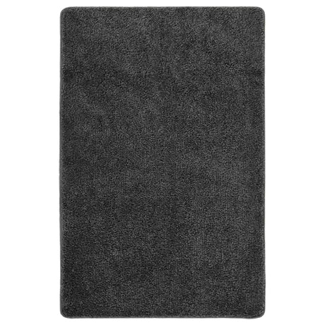 Vidaxl vloerkleed shaggy anti-slip 200x290 cm donkergrijs