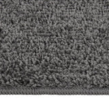 Vidaxl vloerkleed shaggy anti-slip 200x290 cm donkergrijs