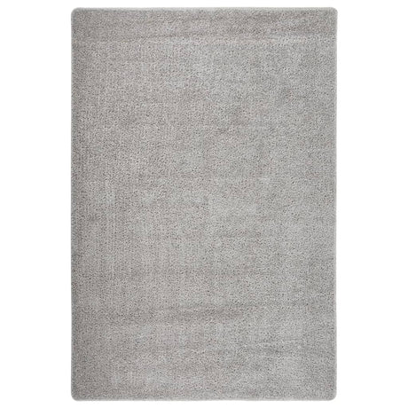 Vidaxl vloerkleed shaggy anti-slip 140x200 cm lichtgrijs