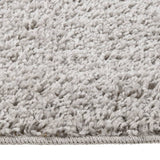 Vidaxl vloerkleed shaggy anti-slip 140x200 cm lichtgrijs