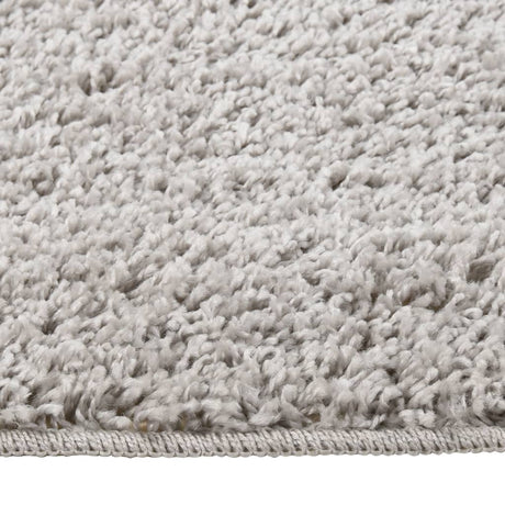 Vidaxl vloerkleed shaggy anti-slip 140x200 cm lichtgrijs