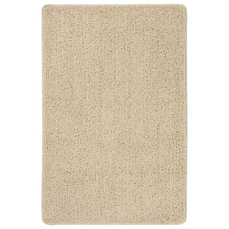 Vidaxl vloerkleed shaggy anti-slip 200x290 cm crèmekleurig