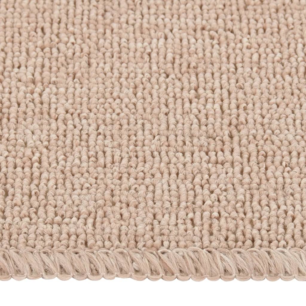 Vidaxl trapmatten 15 st anti-slip rechthoekig 60x25 cm beige