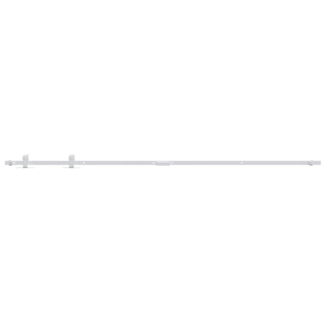 Vidaxl ophangset voor minischuifdeur 183 cm koolstofstaal wit