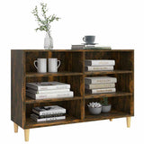 Vidaxl dressoir 103,5x35x70 cm bewerkt hout gerookt eikenkleurig