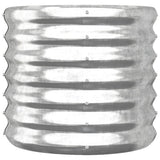 Vidaxl plantenbak 40x40x36 cm gegalvaniseerd staal zilverkleurig