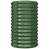Vidaxl plantenbak 40x40x68 cm gegalvaniseerd staal groen