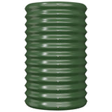 Vidaxl plantenbak 40x40x68 cm gegalvaniseerd staal groen