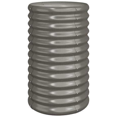 Vidaxl plantenbak 40x40x68 cm gegalvaniseerd staal grijs