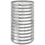 Vidaxl plantenbak 40x40x68 cm gegalvaniseerd staal zilverkleurig