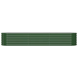 Vidaxl plantenbak 224x40x36 cm gegalvaniseerd staal groen