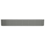 Vidaxl plantenbak 260x40x36 cm gegalvaniseerd staal grijs