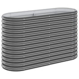 Vidaxl plantenbak 114x40x68 cm gegalvaniseerd staal antracietkleurig
