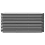 Vidaxl plantenbak 152x40x68 cm gegalvaniseerd staal antracietkleurig