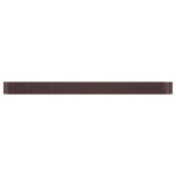 Vidaxl plantenbak 512x80x36 cm gegalvaniseerd staal bruin
