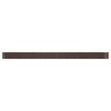 Vidaxl plantenbak 620x80x36 cm gegalvaniseerd staal bruin