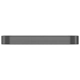 Vidaxl plantenbak 322x100x36 cm gegalvaniseerd staal antracietkleurig