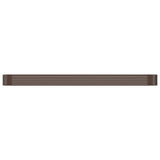 Vidaxl plantenbak 507x100x36 cm gegalvaniseerd staal bruin