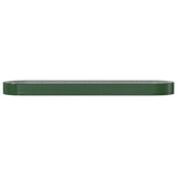 Vidaxl plantenbak 523x140x36 cm gegalvaniseerd staal groen