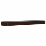 Vidaxl plantenbak 523x140x36 cm gegalvaniseerd staal bruin