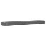 Vidaxl plantenbak 600x140x36 cm gegalvaniseerd staal grijs