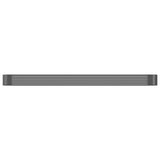 Vidaxl plantenbak 600x140x36 cm gegalvaniseerd staal antracietkleurig