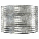 Vidaxl plantenbak 100x100x68 cm gegalvaniseerd staal zilverkleurig