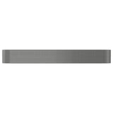 VidaXL Plantenbak 554x100x68 cm gepoedercoat staal grijs