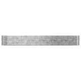 VidaXL Plantenbak 554x100x68 cm gepoedercoat staal zilverkleurig