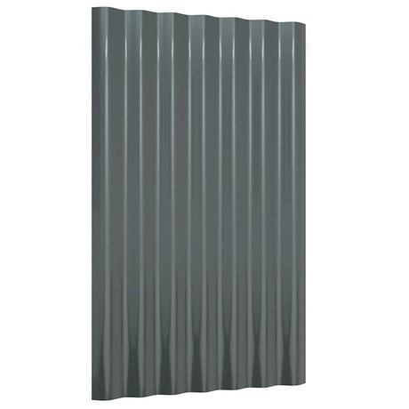 Vidaxl dakpanelen 36 st 60x36 cm gegalvaniseerd staal antracietkleurig