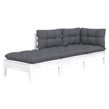Vidaxl 3-delige loungeset met kussens massief grenenhout