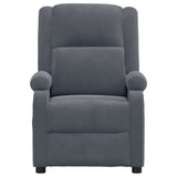 Vidaxl fauteuil verstelbaar fluweel donkergrijs