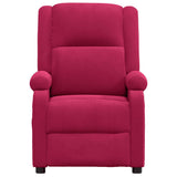 Vidaxl fauteuil verstelbaar fluweel wijnrood