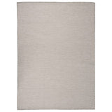 VidaXL Buitenkleed platgeweven 200x280 cm taupe