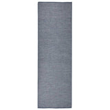 VidaXL Buitenkleed platgeweven 80x250 cm blauw