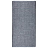 VidaXL Buitenkleed platgeweven 100x200 cm blauw