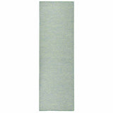 Vidaxl buitenkleed platgeweven 80x250 cm turquoise