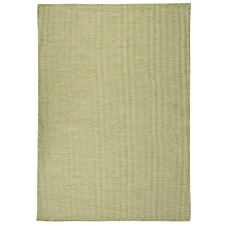 Vidaxl buitenkleed platgeweven 140x200 cm groen