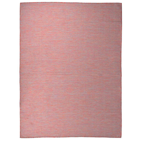 Vidaxl buitenkleed platgeweven 120x170 cm rood