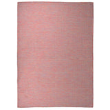 Vidaxl buitenkleed platgeweven 200x280 cm rood