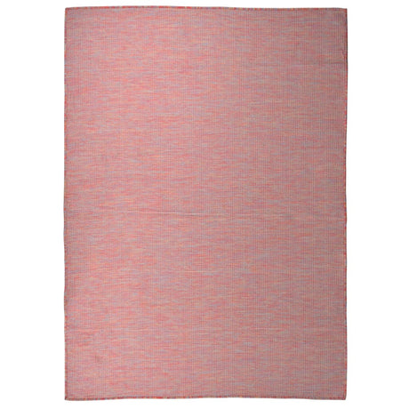 Vidaxl buitenkleed platgeweven 200x280 cm rood