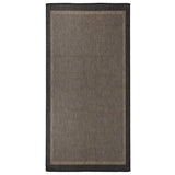 Vidaxl buitenkleed platgeweven 100x200 cm donkerbruin