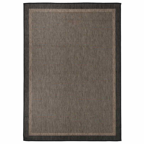 Vidaxl buitenkleed platgeweven 140x200 cm donkerbruin