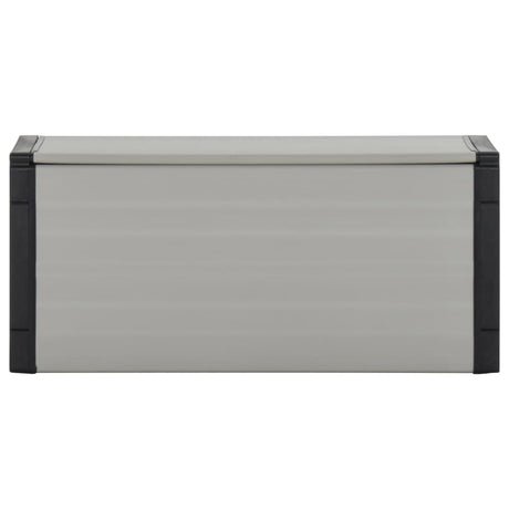 Vidaxl tuinafvalbak 85x34x40 cm grijs