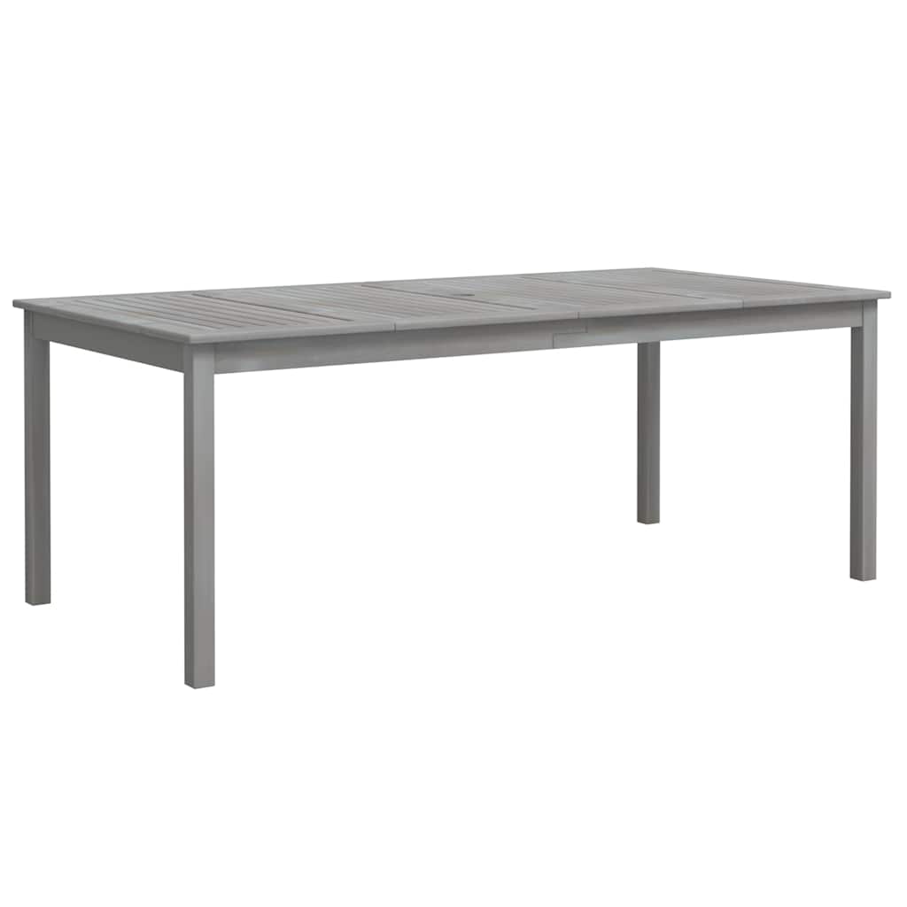 Vidaxl tuintafel 200x100x75 cm massief acaciahout grijs
